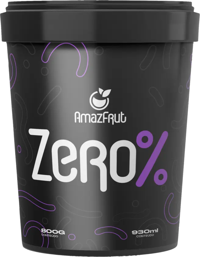 Pote de açaí zero AmazFrut 930 ml
